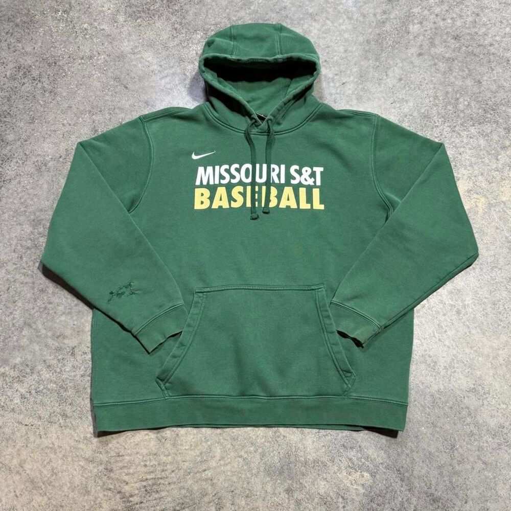 Nike Men's Green Hoodie